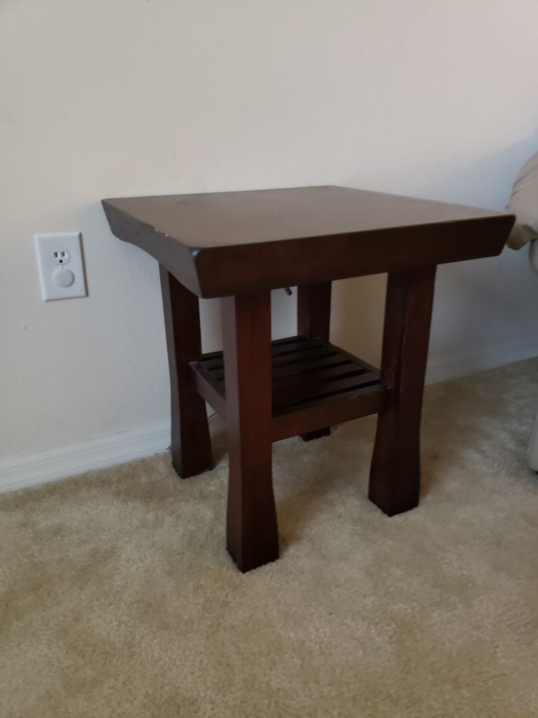 Console and (2) end tables