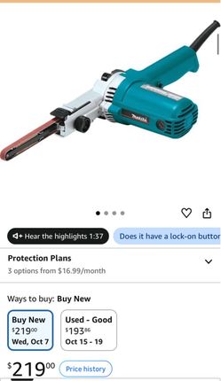 New Makita belt sander