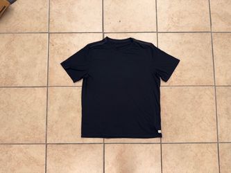 Vuori Ponto Performance Shirt XL Black Comfy Workout Sportswear Athleisure