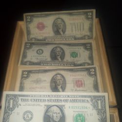 Bills And Coins Collected 