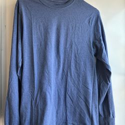 Long Sleeve Blue Shirt 