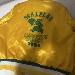 Vintage Jacket Scalpers Slow Pitch Champs 1980