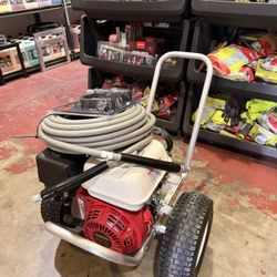 Pressure Washer Honda GX 200 50' Pressure washer Hose 4000 psi Max Short Wand Combo