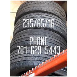 Used Tire For Sale 235/65/16 $45 each free mounting and Balancing