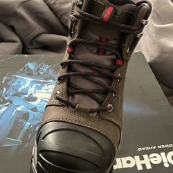 Men’s Steel Toe  Boots Size 9