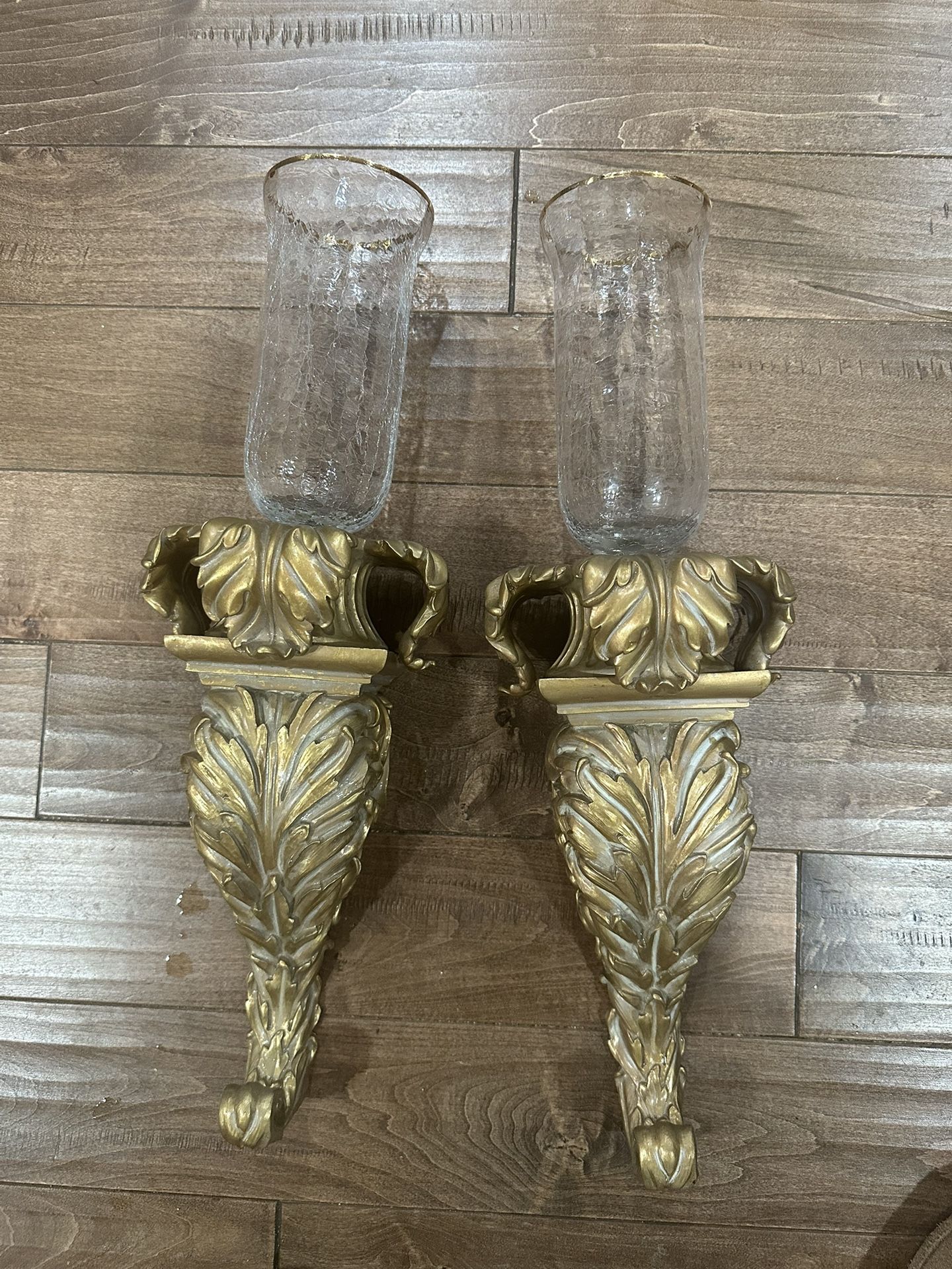 INTERIOR DESIGN BASES AND GLASS CANDLE HOLDERS