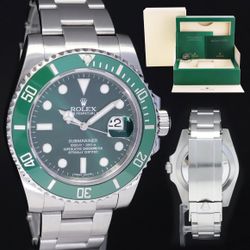 Green Vintage Watch Hulk