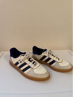 Adidas Court Sneakers – Women’s Size 7 – White/Blue Gum Sole