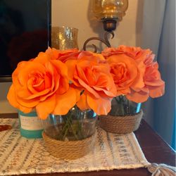 Two Floral Decorations