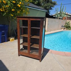 Antique Made In Spain Cabinet 