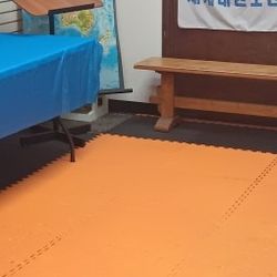 Orange & Black MATS (40 pieces) 2x2 Squares 