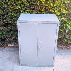 Vintage Lyon industrial storage cabinet