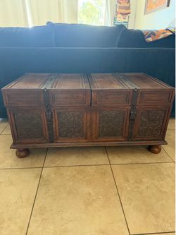 gorgeous vintage western coffee table