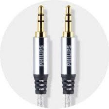 Philips Auxiliary Cable 3.5mm 6ft