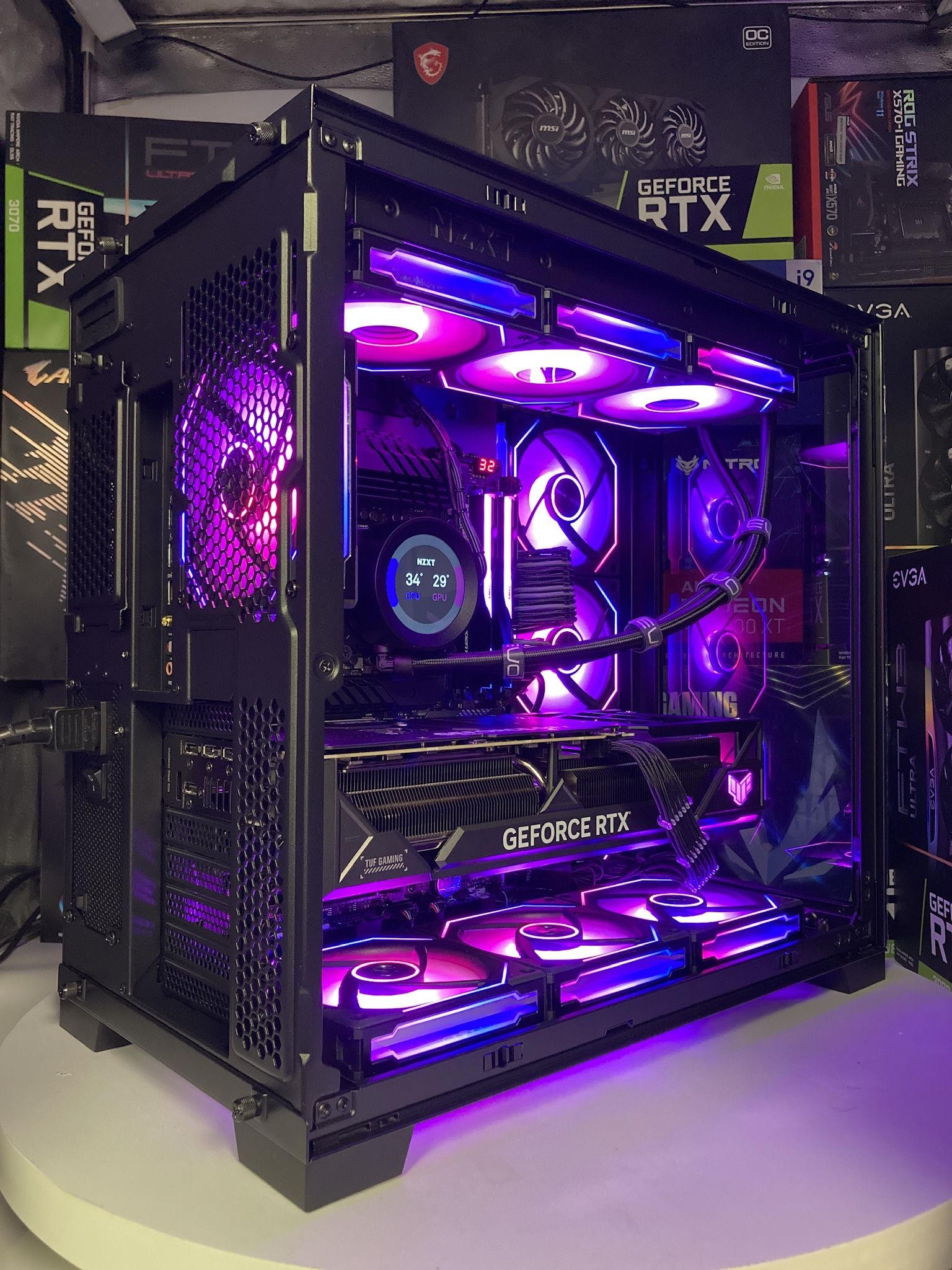 Ultimate RTX 4090 Gaming Video Editing Rendering Workstation Desktop PC