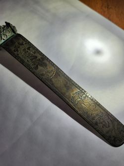 Antique Chinese hair pin. Sterling.