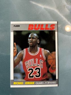 1987 fleer Michael jordan