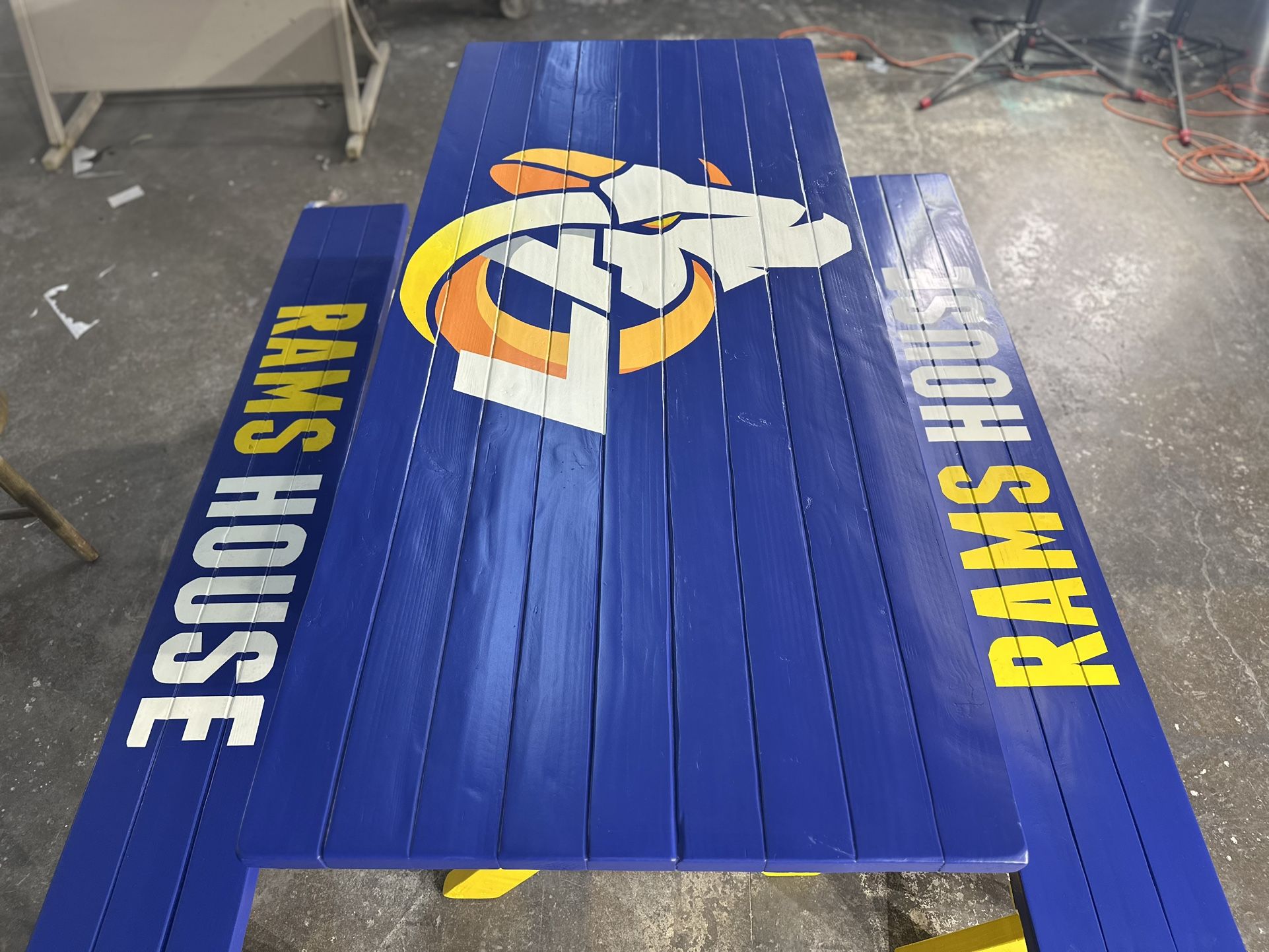Rams Picnic Table