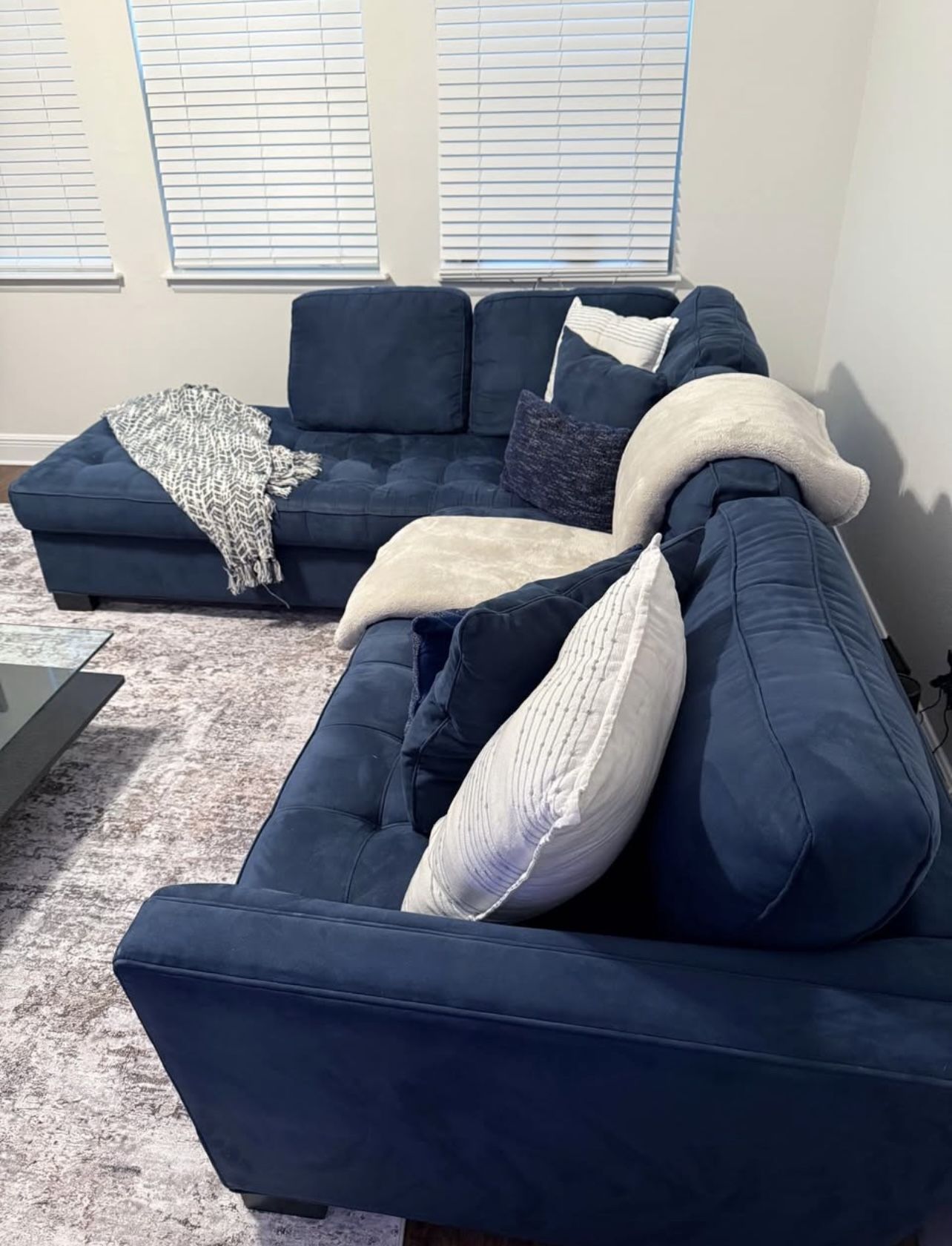 Blue Sectional Couch