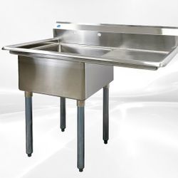 18 ins right one compartment sink NSF C1T181812-18R