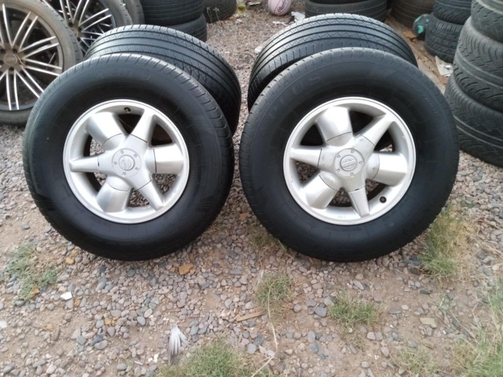 RIMS 16x7....255/75R16...6 LUGS FIT TOYOTA TACOMA NISSAN XTERRA NISSAN IZUSO RODEO HONDA PASPORT NISSAN FRONTIER NISSAN PATHFINDER