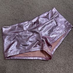 New Medium Metallic Shorts Underwear Festival Rave Cosplay Outfit Lingerie