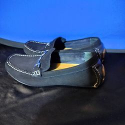 Alfani Men's Navy Blue Slip Ons (Size 10.5)