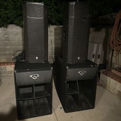 Cerwin Vega, JBL  Speakers & QSC Amplificador  