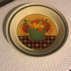 Plato Grande De Barro Antiguo Mide 11 X 11
