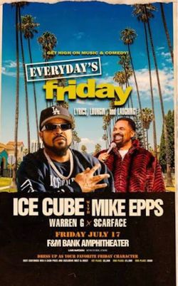 Ice cube Friday concert and comedy show