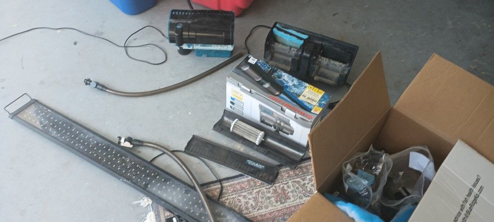 AQUARIUM FILTERS..LIGHT..MISC PARTS