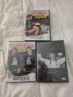 "FOR FREE"Title MMA & Boxing Instructional DVD Set of 3