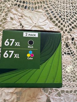 67 XL black and color ink cartridge/premium office supplies 2 pack 67 XL black and color ink cartridge/premium office supplies