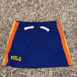 Toddler Blue Polo Skirt Size 3T