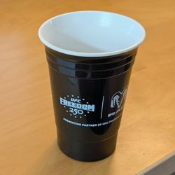 New UFC Freedom 250 16oz Double Wall Plastic Cup Durable Reusable Collectors Item White House Ram Trucks