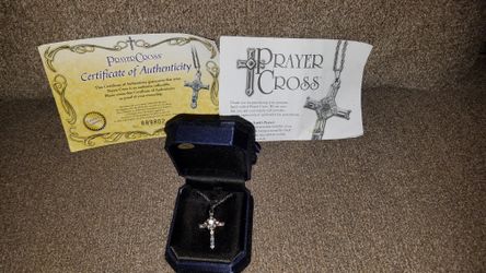 Sterling silver plated .925. Prayer Cross