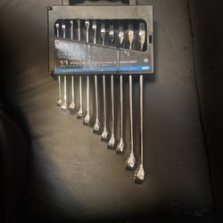 11 Piece Combination Wrench Set 