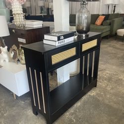 New Console Table Black 39” Long Delivery Available 