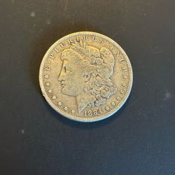 1884 O Morgan Silver Dollar