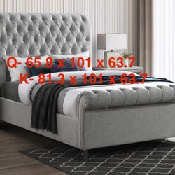 New Queen Size Bed W/New Mattress 