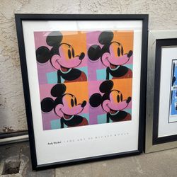 Andy Warhol Disney Mickey Mouse 1980’s Print