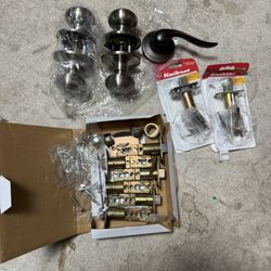 Hartford Satin Nickel Bed/Bath Door Knob Contractor Pack and Other Misc