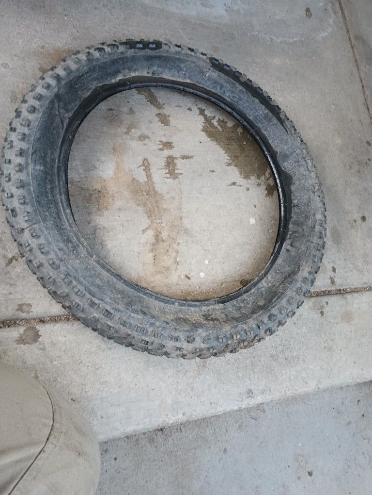 20x400 E-bike Tire Used Not New But Good Condition As Is