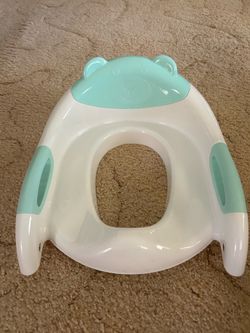 SKYROKU Potty Training Toilet  Color : Blue and white