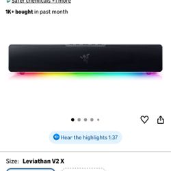 Razer Leviathan V2 PC Soundbar