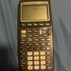 TI 83 Plus Graphing Calculator