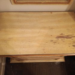 2 used vintage matching night stands and mirrors.