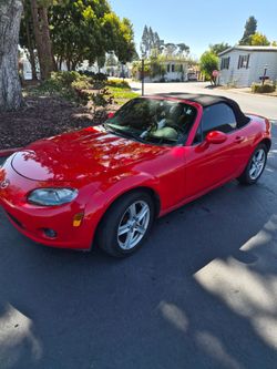 Mazda MX-5 Miata Red Convertible