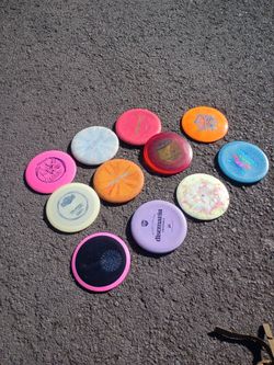 Lot of 11 Disc Golf Discs - Innova, Discmania, Latitude 64
