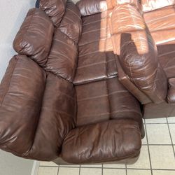 FREE Leather Sofa Set